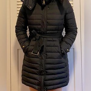 Burberry Brit Long Puffer Coat